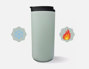 Svetlosivý termohrnček BEKER 400 ml