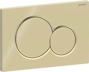 Geberit Sigma01 ovládacie tlačidlo plast mosadz lesk 115.770.DT.5