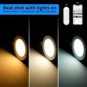 Immax NEO 07297L - LED stmievateľné podhľadové svietidlo DOWN LED/36W/230V Wi-Fi, Tuya  priemer 23 cm, čierna