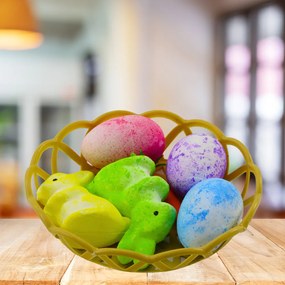 LEAN Veľkonočné ozdoby v košíku - 6 kusov