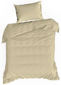 SATÉNOVÉ OBLIEČKY NOVA3 200X220 CM, 2KS 70X80 CM BÉŽOVÉ
