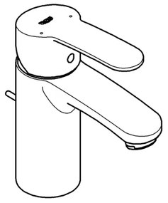 GROHE 3355220E - Umývadlová batéria EUROSTYLE COSMOPOLITAN lesklý chróm