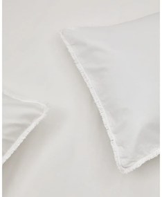 Krémové predĺžené obliečky na dvojlôžko z bavlneného perkálu 240x220 cm Sifinia – Kave Home