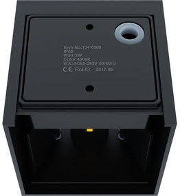 APLED - LED Vonkajšie nástenné svietidlo CUBE 2xLED/3W/230V IP65