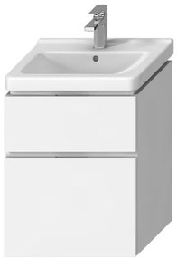 Kúpeľňová skrinka pod umývadlo Jika Cubito 59x43,1x68,3 cm biela H40J4234025001, 1 ks