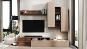 Obývacia stena LORIEN 2, dub Livorno/toffi