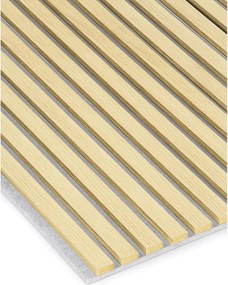 Drevený akustický panel, 2400 x 600 mm, B2BP003, balenie 5 ks, dub