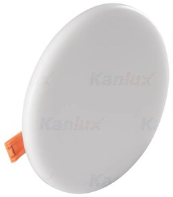 KANLUX Zápustné LED osvetlenie LEVOL, 6W, teplá biela, 75mm, okrúhle, IP65/20