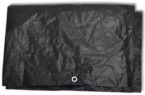 vidaXL Ochranné obaly na záhradný nábytok 2 ks 300x140cm polyratanová súprava pre 8 osôb 10 očiek-