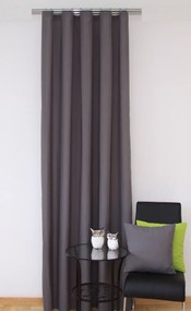 Dekorstudio Jednofarebný záves tmavosivý ZMA10 Rozmer závesu: 160x270cm