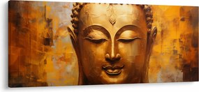 Obraz - Budha, olejomaľba (120x50 cm)