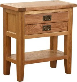 Konzolový stolík so zásuvkou a poličkou, 70x35x75 cm