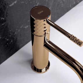 Rea Lungo Diamond, umývadlová batéria h-185, medená lesklá, REA-B8994