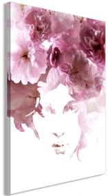 Artgeist Obraz - Flowery Look (1 Part) Vertical Veľkosť: 80x120, Verzia: Na talianskom plátne