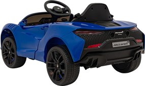 Ramiz Elektrické autíčko McLaren Artura pre deti modré + pohon 4x4 + diaľkové ovládanie + plynulý štart + EVA kolesá + audio LED