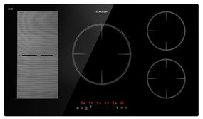 Klarstein Delicatessa 90 Hybrid, vstavaná indukčná varná doska, 7400 W, 5 zón, čierna