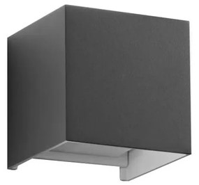 Ideal Lux - LED Vonkajšie nástenné svietidlo ATOM LED/12W/230V IP54 antracit