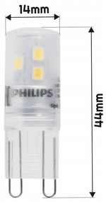 PHILIPS LED žiarovka - G9 - 1,9 W - 220Lm - teplá biela Corepro Premium