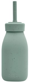 Fľaša so slamkou Platinum Silicone Sage