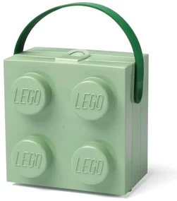 Svetlozelený úložný box s rukoväťou LEGO®