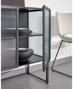 Čierna komoda Kave Home Trixie