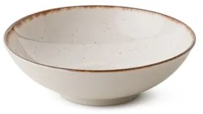 Jedálenská sada 24 ks béžová/hnedá/porcelán