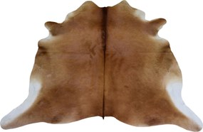 Hnedý koberec z hovädzej kože Cowhide brown - 200*0,5*240cm/3-4m²