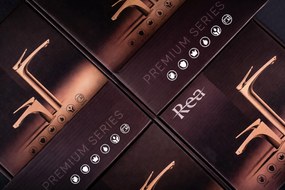 Rea Joe, podomietková umývadlová batéria + BOX, zlatá matná, REA-B3620