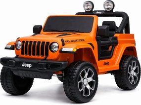 LEAN CARS Jeep Rubicon 4x4 batéria auto oranžová