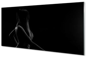 Obraz plexi Žena dlhé vlasy 100x50 cm