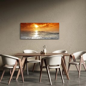 Obraz západ slnka na Korzike (120x50 cm)
