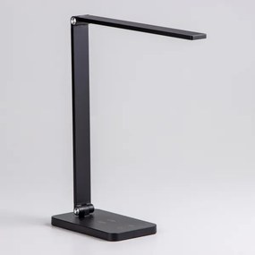 BRILAGI - LED stmievateľná dotyková stolová lampa s bezdrôtovým QI nabíjaním LED/7W/5V 3000/4000/6000K čierna