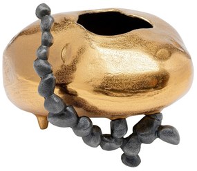 Art Stones váza zlatá 16 cm