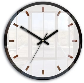 Nástenné hodiny Rolo biele