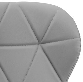 Bestent Jedálenské stoličky 4ks kožené Light Grey