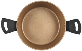 Russell Hobbs Hliníkový hrniec Opulence, čierny/zlatý (24 cm)  (100350903)