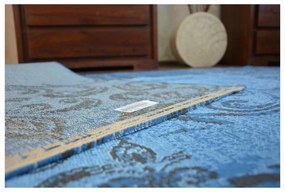 Kusový koberec PP Nobles modrý 200x290cm