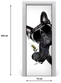 Samolepiace fototapety na dvere Piezo z martini 75x205 cm