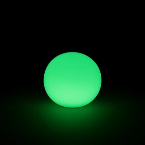 Svietiaca LED guľa 30 cm – 6 RGB + 3 biele
