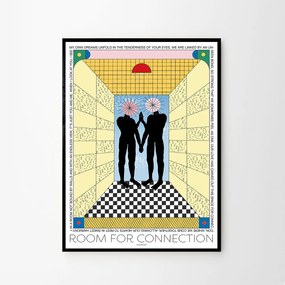 Moikka Plagát Room for Connection by Signe Bagger A4 (21x27cm)