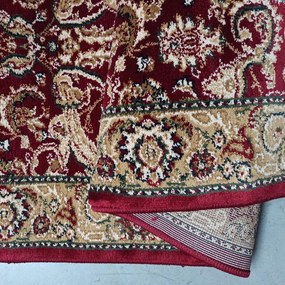 DY Červený koberec s ornamentami Exclusiv 02N Rozmer: 80x150 cm