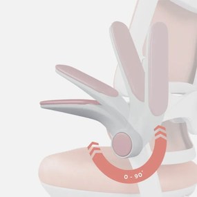 Detská otočná stolička Mark Adler Junior 5.7 Pink