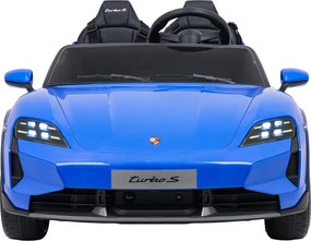 Ramiz Porsche Taycan Turbo S vozidlo Modrá