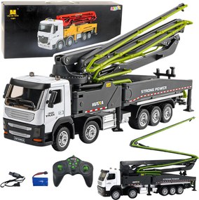 Diaľkovo ovládané RC nákladné auto Huina Grey 1:18