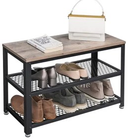 Botník DAVOR hnedá/čierna