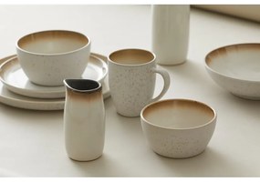 Krémovobiely kameninový plytký tanier Bitz Basics Cream, ⌀ 27 cm
