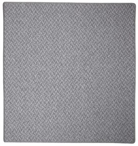 Vopi koberce Kusový koberec Toledo šedé štvorec - 180x180 cm