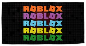 Sablio Uterák ROBLOX Farebný text - 70x140 cm