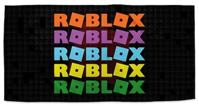 Sablio Uterák ROBLOX Farebný text - 70x140 cm