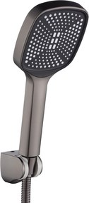 Rea Argus, vaňová batéria s ručnou bodovou sprchovou súpravou, grafitová, REA-B8747